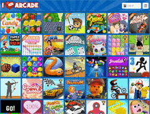 Tablet Screenshot of ilovearcade.com